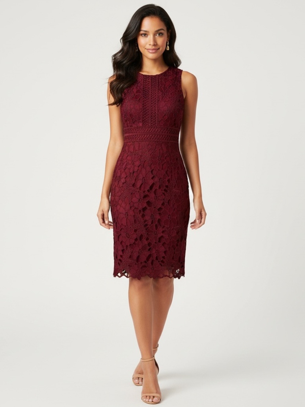 NWT ERIN by Erin Fetherston Embroidered Dress in Red